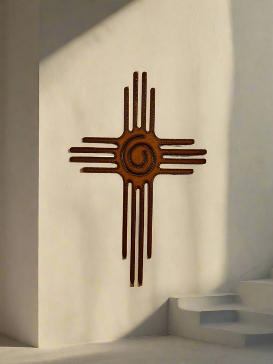 Zia Cross Medium Wall Art New Mexico Southwestern Art