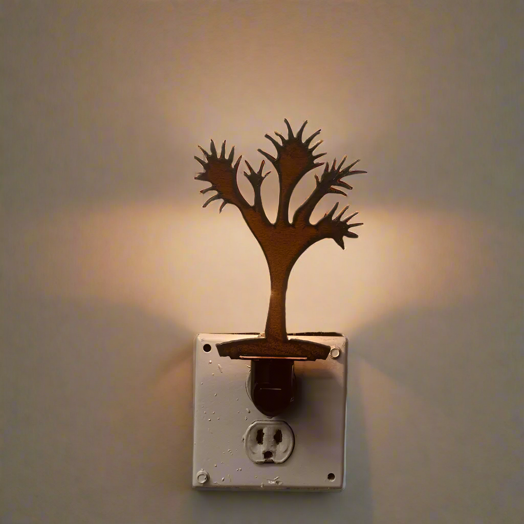 Joshua Tree Image Rustic Metal Light Made in USA