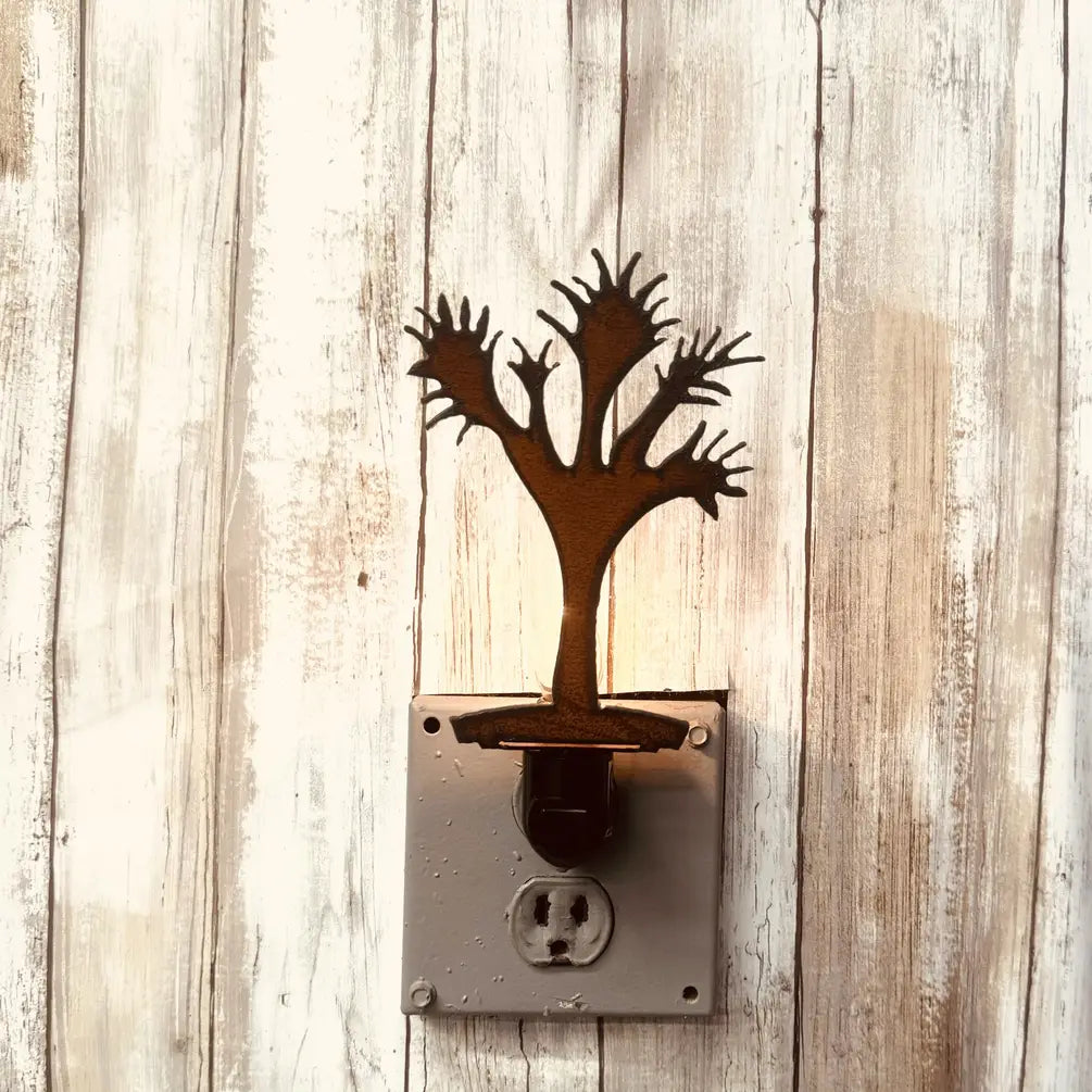 Joshua Tree Image Rustic Metal Light Made in USA