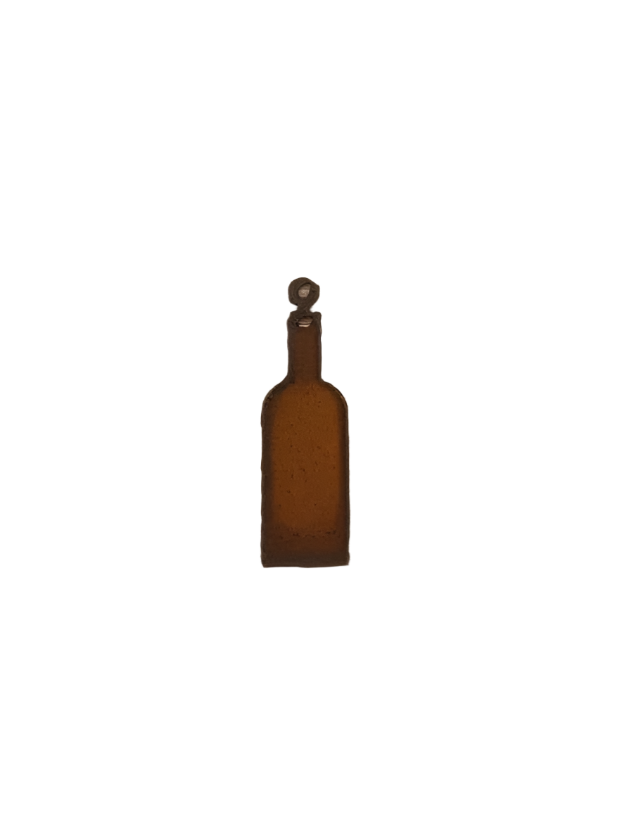 Wine bottle Charm Rustic Wine Gift Decor