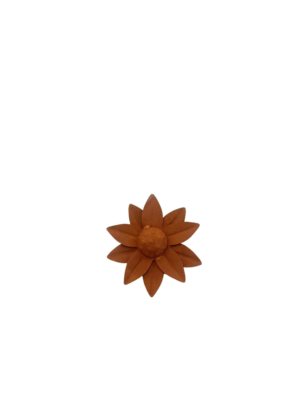 Sunflower 3D 4 inch Rustic Metal Magnet