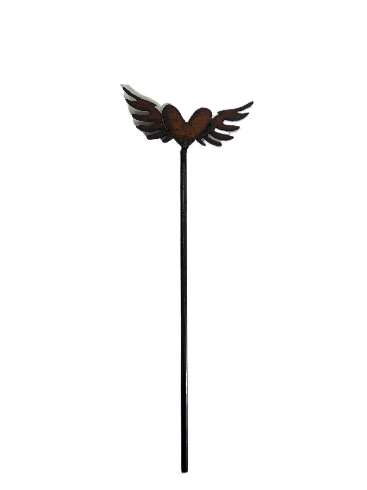 Flying Heart with Wings Garden Plant Stake Memorial