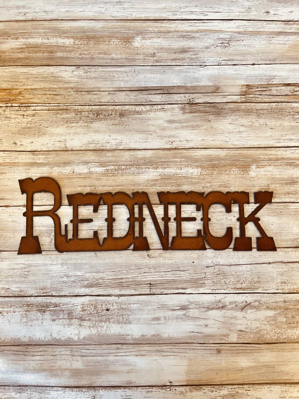 Redneck Western Hillbilly Rustic Metal Sign