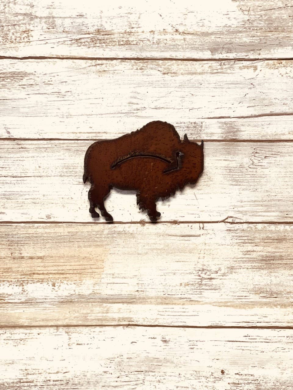 Buffalo With Arrow Native Rustic Magnet
