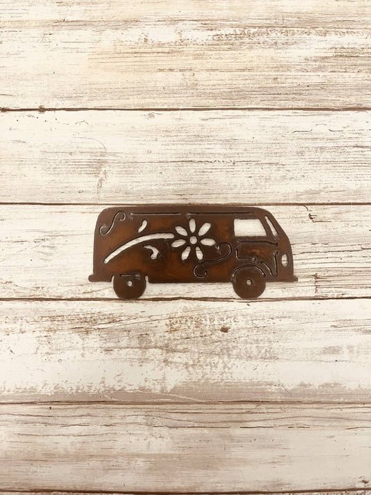 VW Bus GARDEN FRIEND Hippie Magnet