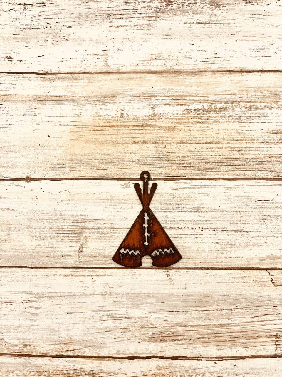 Teepee Native Rustic Southwest Charm Pendant