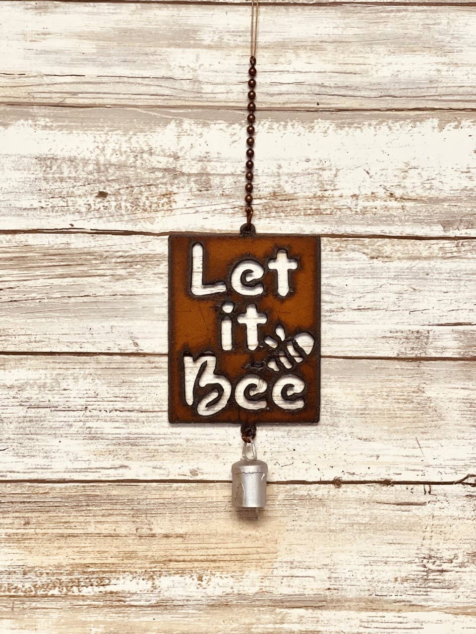 Let It Bee Inspirational Garden Bell Chime