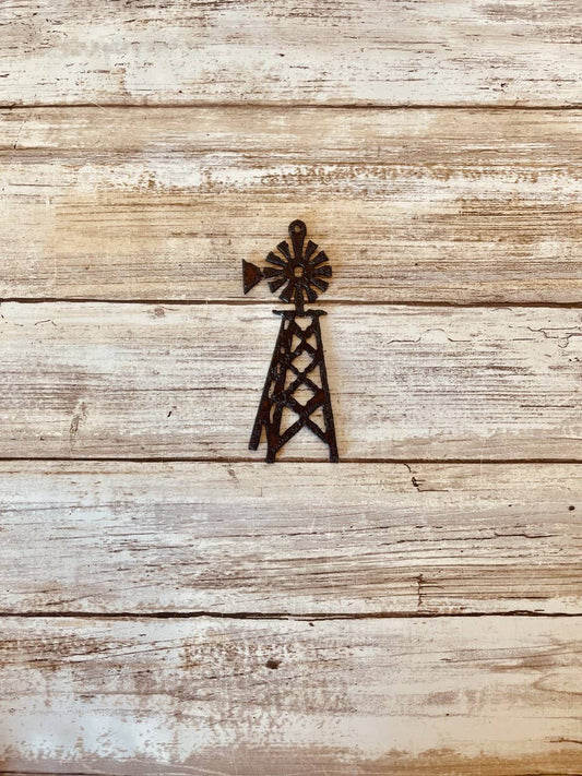 Windmill Charm Western Rustic Pendant DIY Jewelry Charm