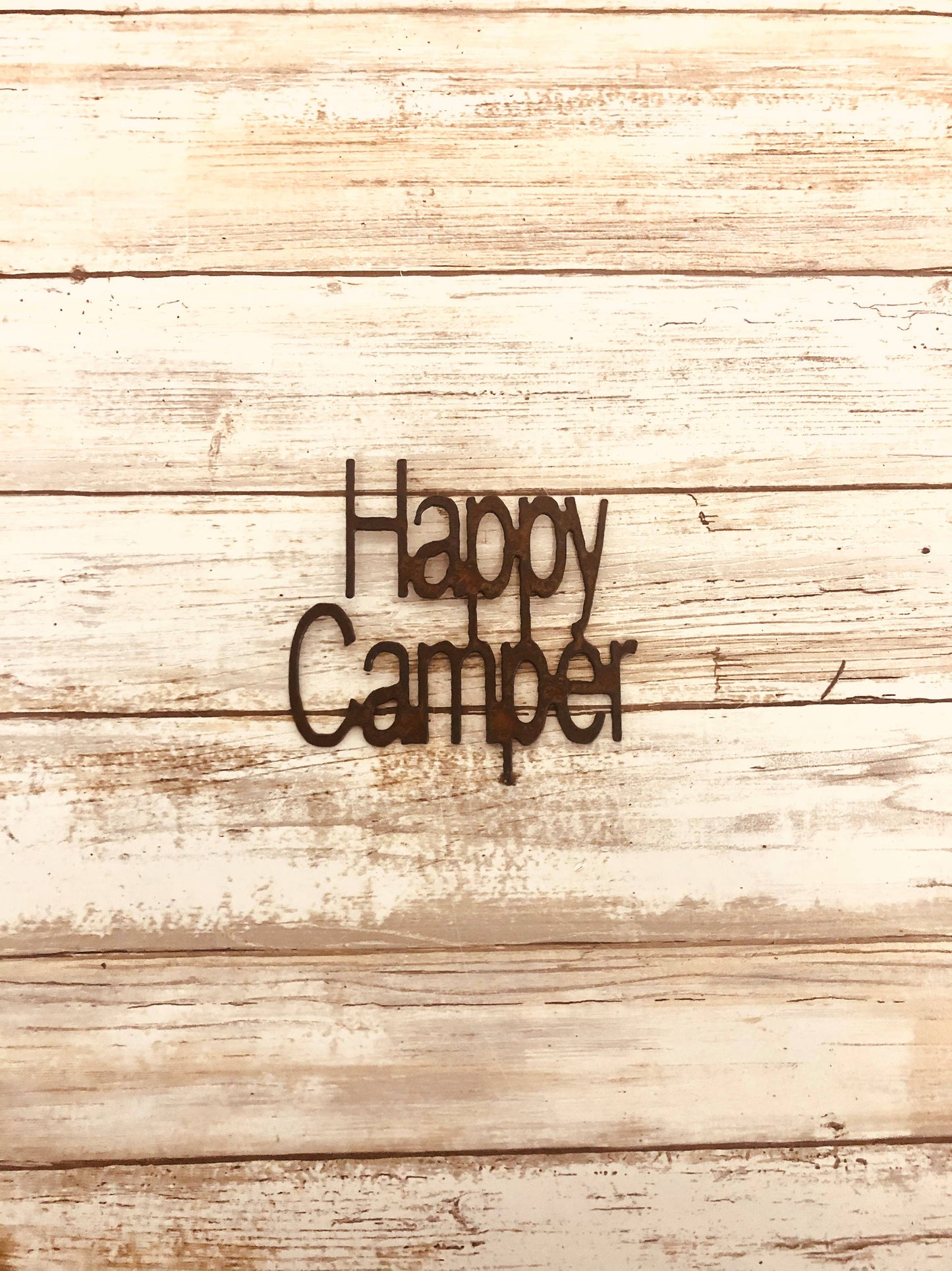Happy Camper Word Magnet