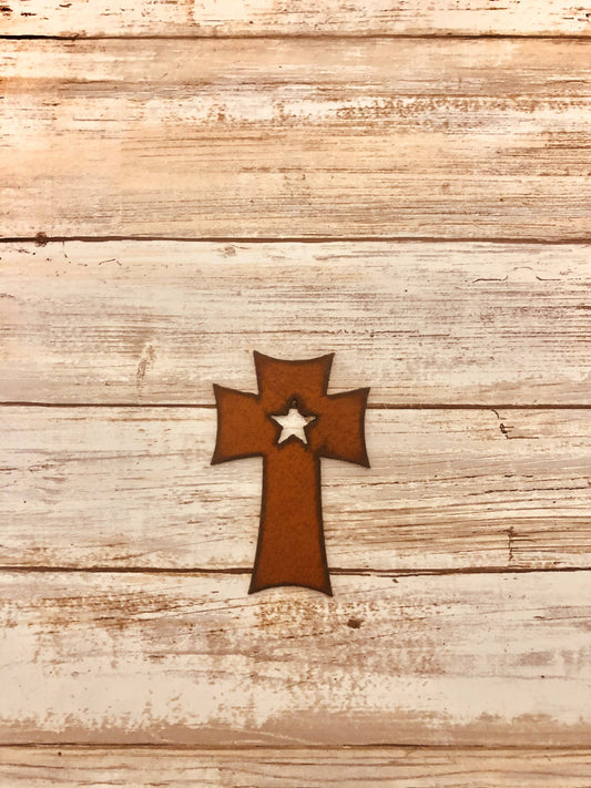 Cross with Star Magnet