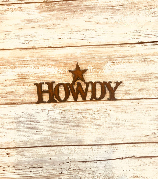 Howdy Star Western Rodeo Magnet