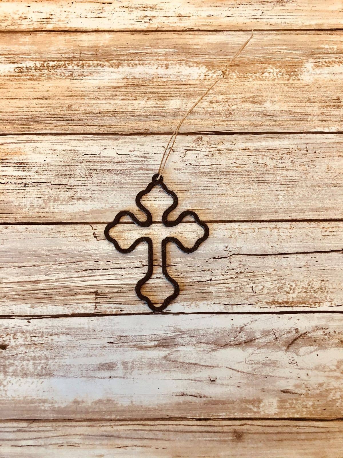 Chubby Cross Outline Ornament