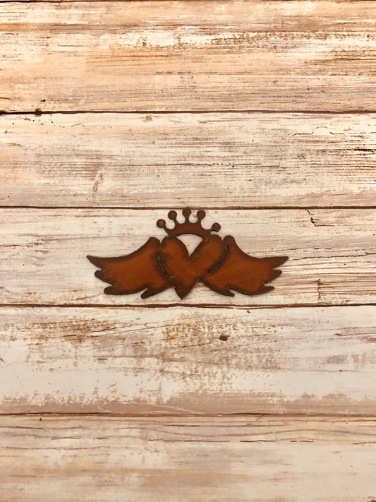 Flying Heart with Crown Magnet