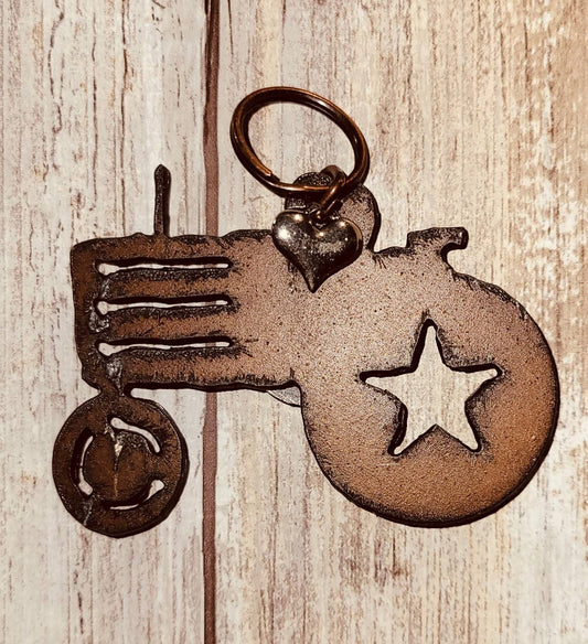 Tractor Farm Keychain