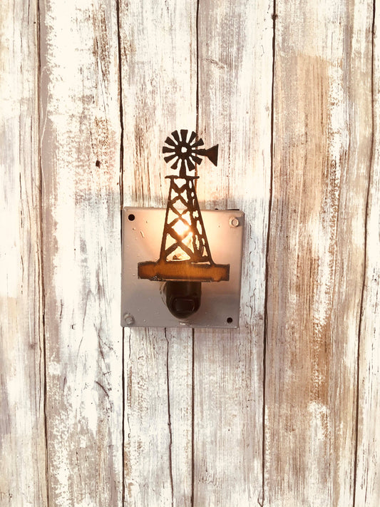 Windmill Image Farmhouse Nightlight