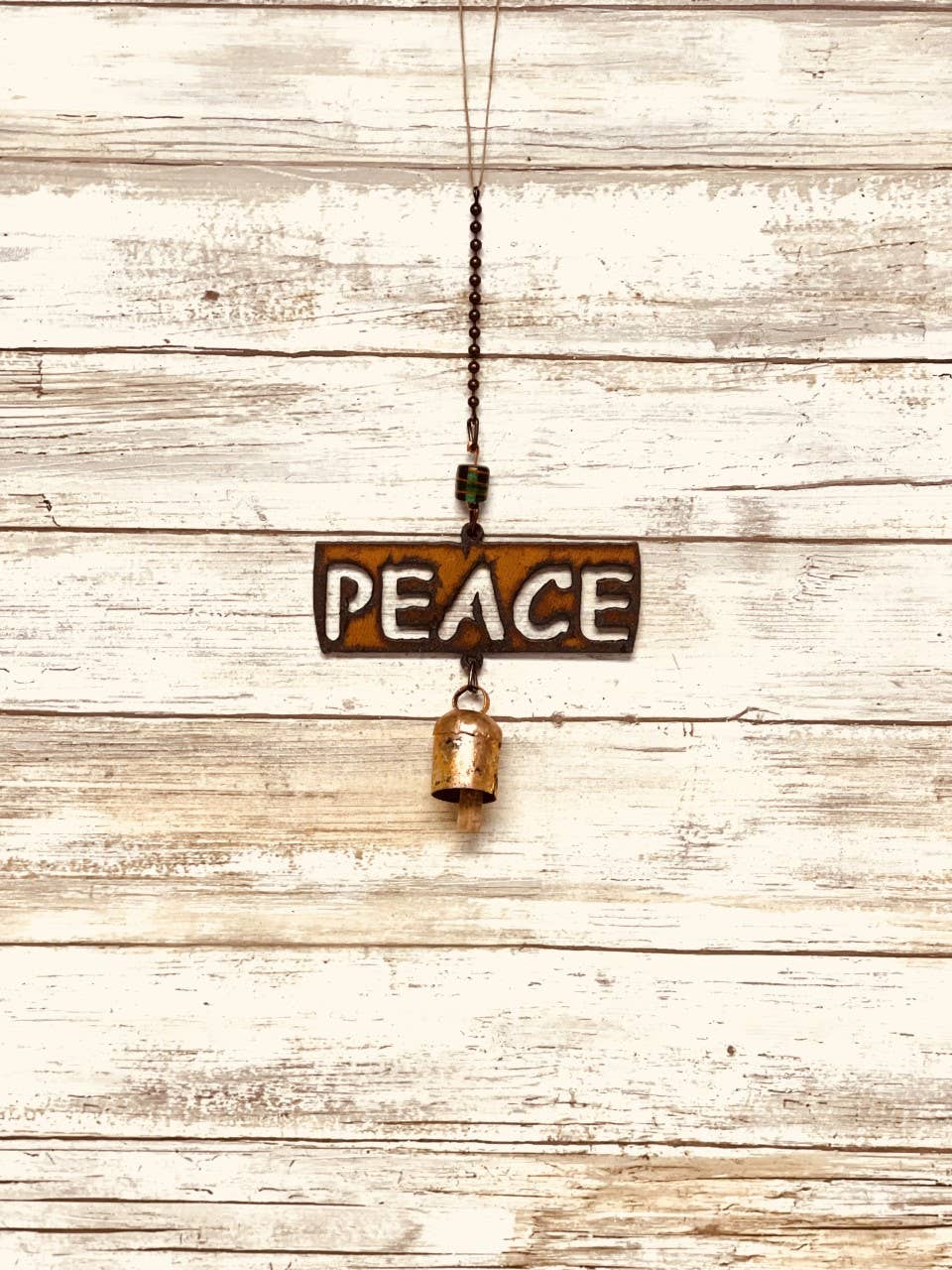 Peace Word Inspirational Garden Bell Chime