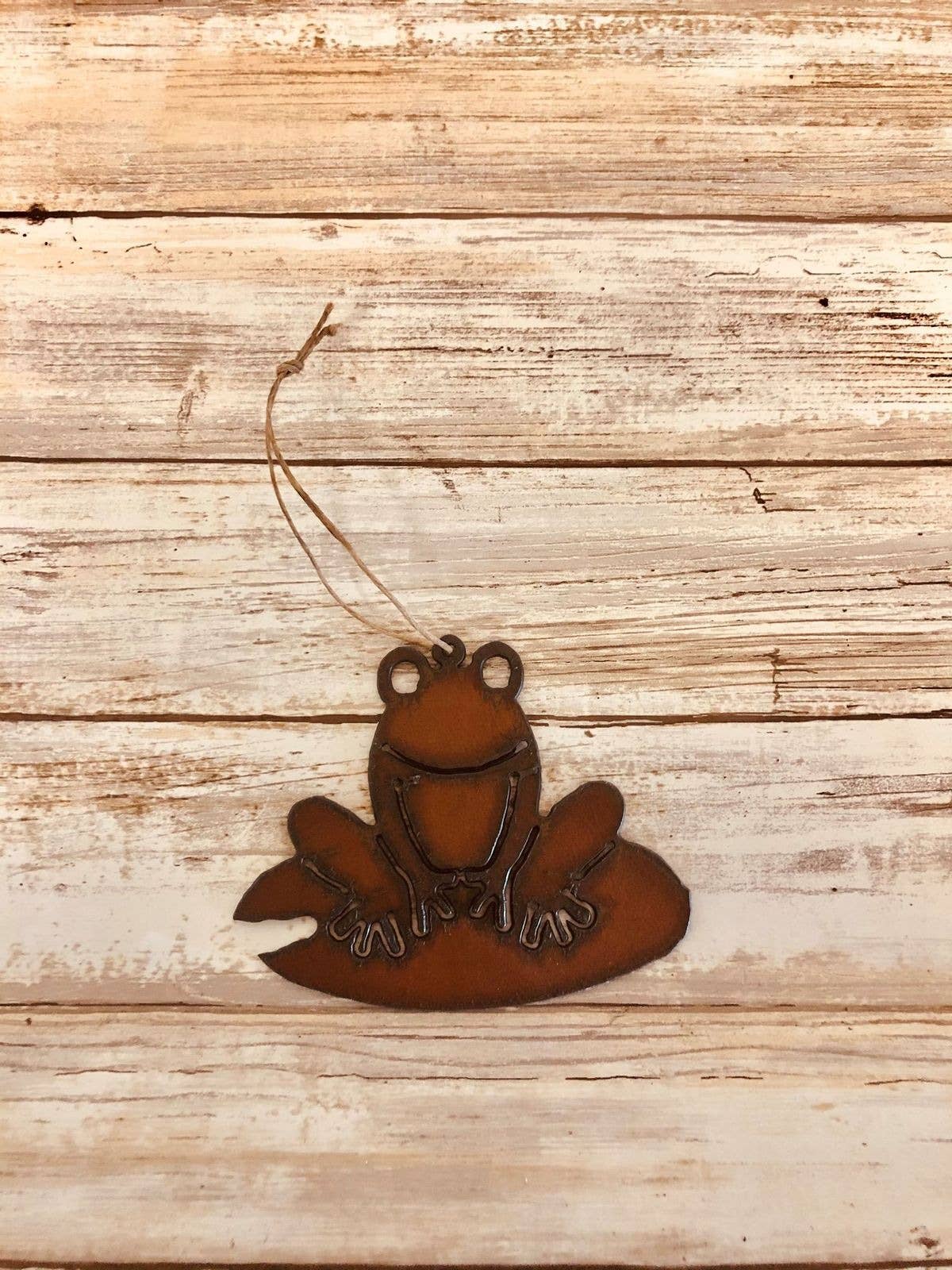 Frog on Lily Pad Ornament