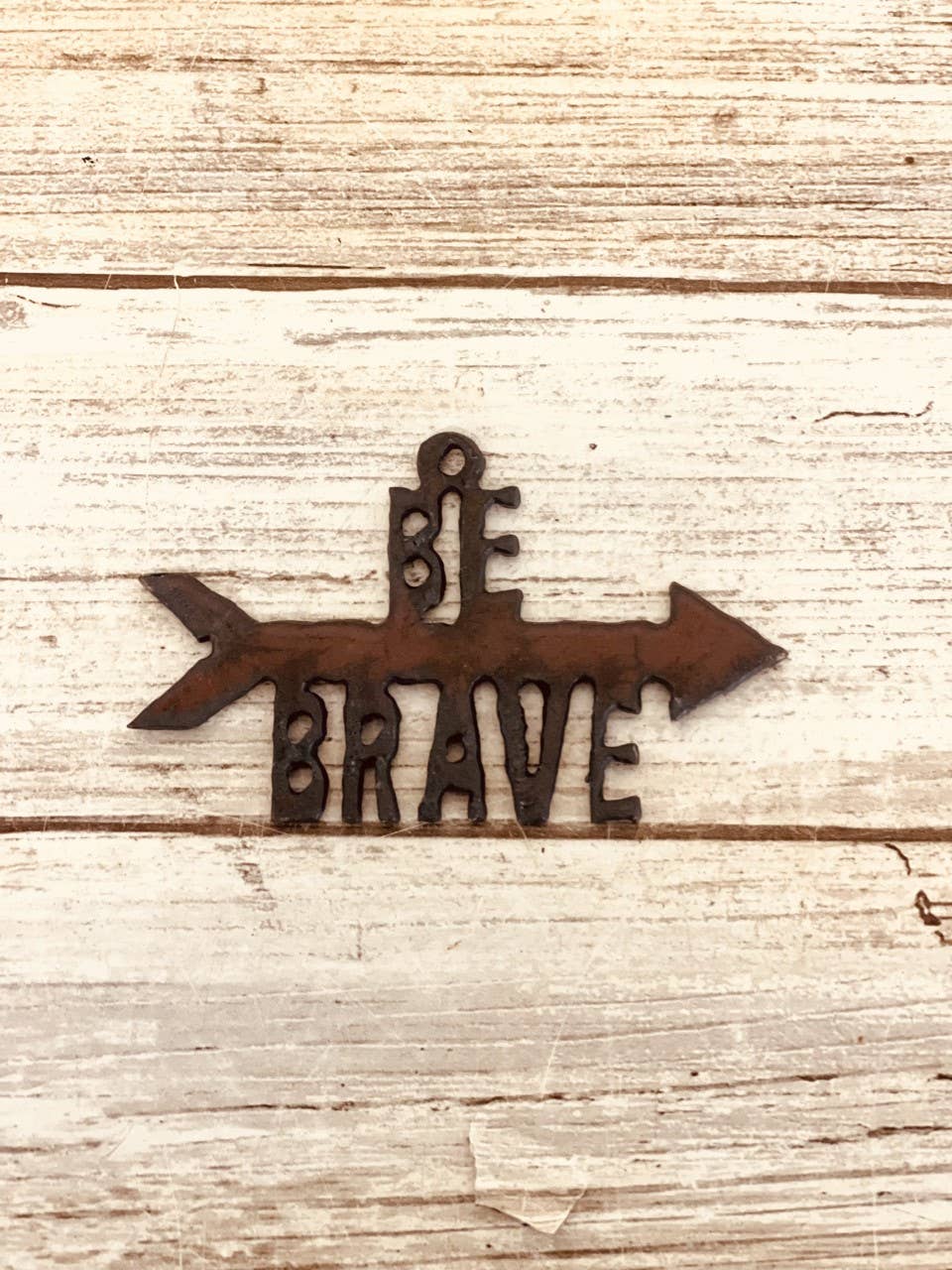 Be Brave Charm Inspirational Pendant