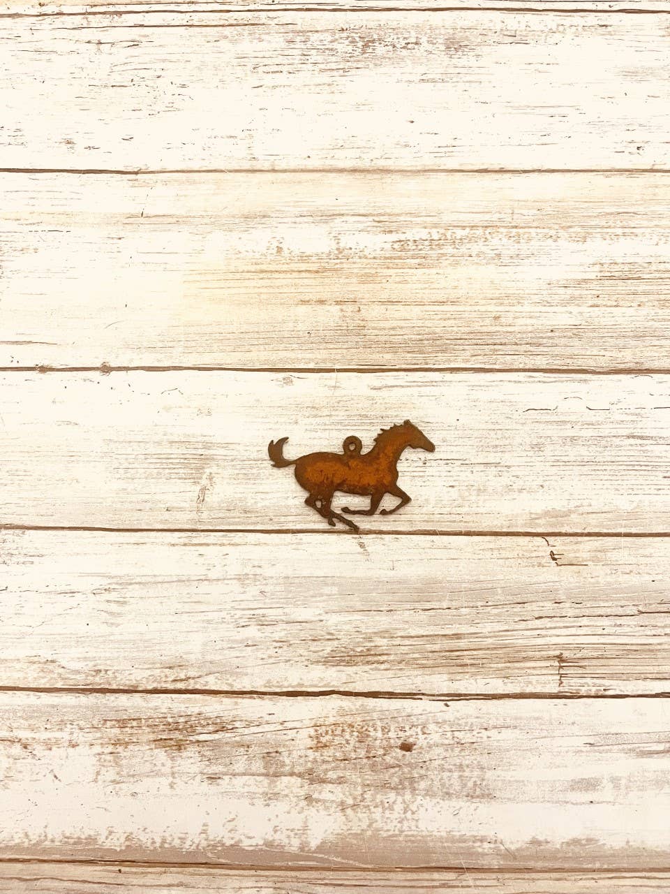 Running Horse Western Rustic Rodeo Charm Pendant