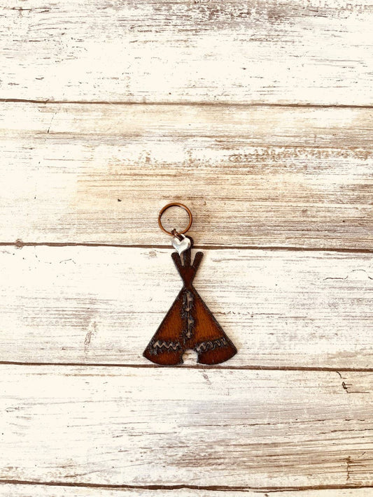 Teepee  Native Southwest Key Chain