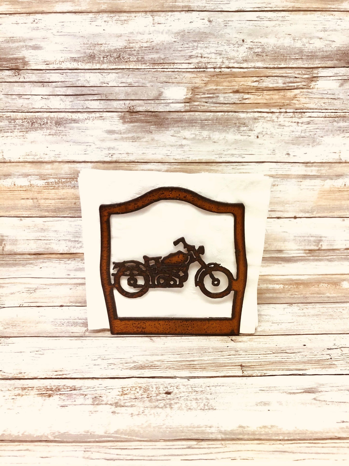 Vintage Motorcycle Sturgis Harley Napkin holder