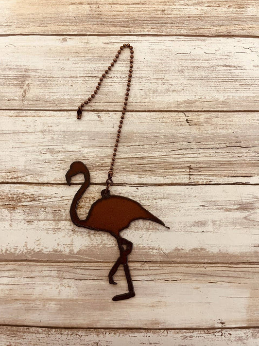 Flamingo Nautical Sea Life Fan Pull