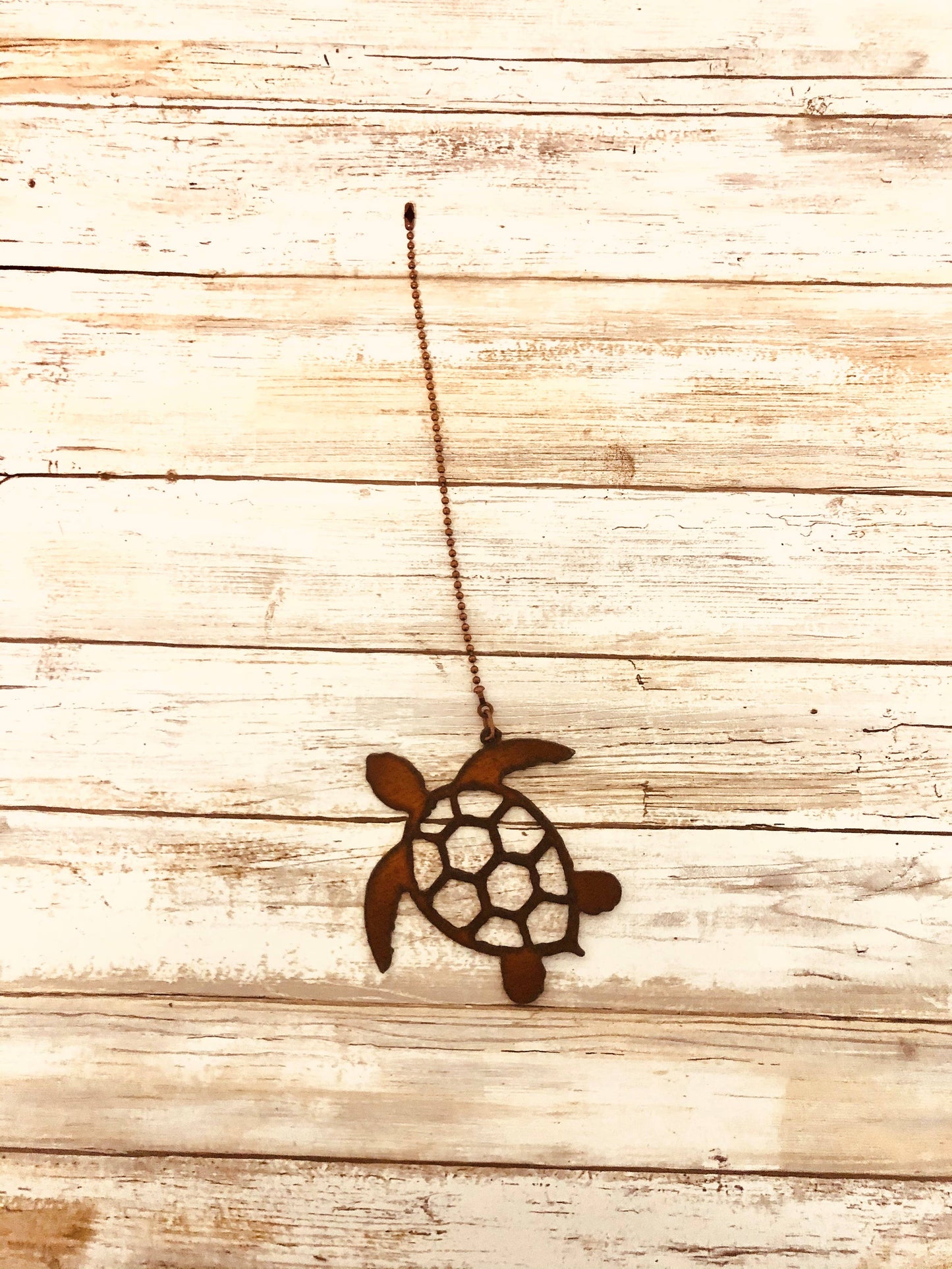 Sea Turtle Nautical Fan Pull