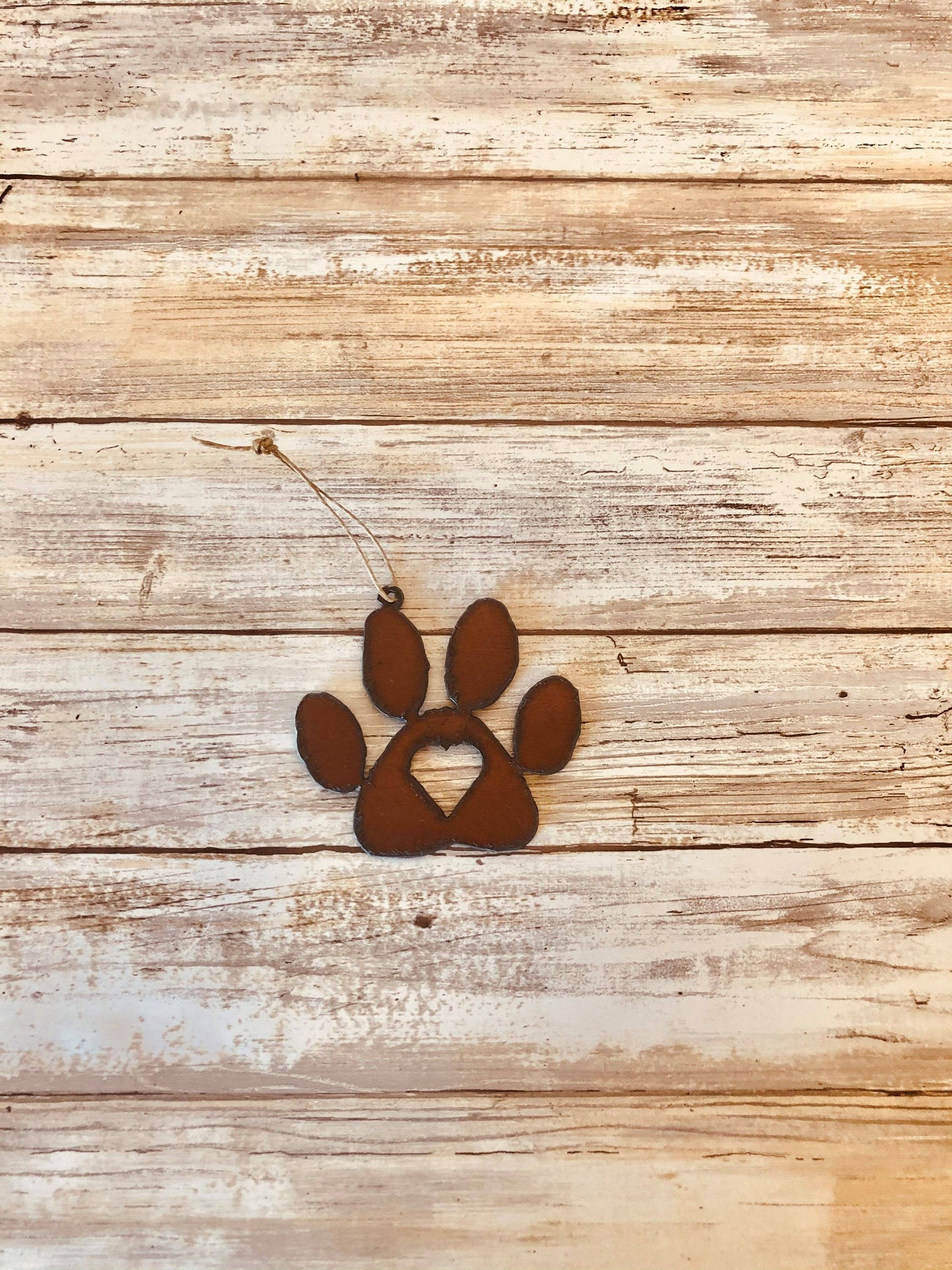 Paw With Heart Ornament