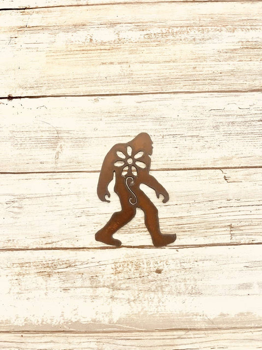 Bigfoot Yeti GARDEN FRIEND Magnet